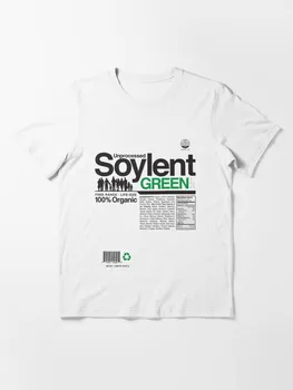 Saturs Neapstrādāti Soylent Green Tee Krekls Vīriešu Vasaras T krekls 3D Iespiesti Tshirts Īsām Piedurknēm Tshirt Vīriešu/sieviešu T-krekls
