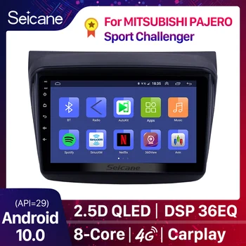 Seicane 9 Collu 8-core Android 10.0 2din Auto Multimedia Player MITSUBISHI PAJERO Sport/L200/2006+ Triton/2008+ PAJERO 2010
