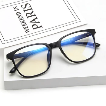 Sieviešu Zilā Gaisma Laukumā Brilles Rāmis Vintage Tr90 Anti Blue Ray Brilles Rāmis Vīriešu Datoru Modes Gafas Dizainers 2020 16291