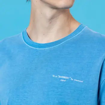 SIMWOOD 2020. gada Vasarā Jaunu Apģērba-Krāsoti T-Krekls Vīriešiem Vēstuli Vintage Print kokvilna plus lieluma galotnēm modes tees tshirts SJ130431 1523
