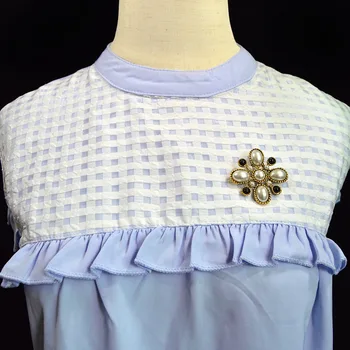 SINDIJA XIANG Jaunas Ielidošanas Imitētu-pearl Cross Piespraudes Sieviešu Vintage Baroka Adatas, Kāzu Pušķi Broša Modes Rotaslietas