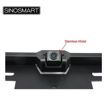 SINOSMART Universālā Atpakaļskata Reverss Autostāvvieta Kamera ar Eiropas Standarta Izmēru numura zīme Rāmis