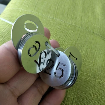Skaits Frāzi, Nerūsējošā Tērauda Atslēgu piekariņi Atslēgu Gredzens Keyring Dog Tag Custom 10 gab./maisiņā