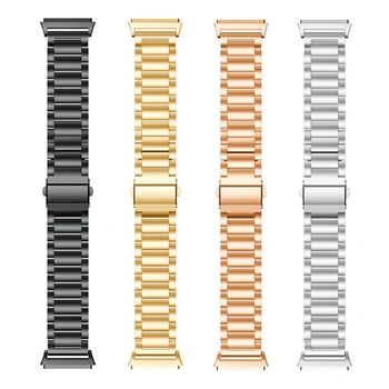 Skatīties Joslas Fitbit Jonu Nerūsējošā Tērauda Metāla Nomaiņa delnas Siksniņu, lai Fitbit Jonu Smart watch Band Siksniņu Rokassprādze skatīties 61160