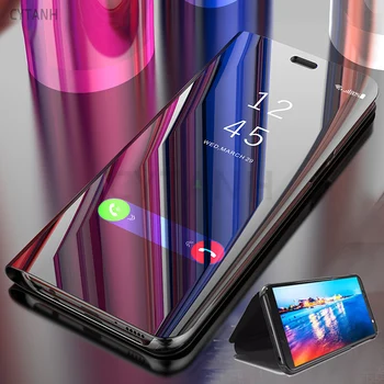 Smart Mirror Mobilo Flip Case for Samsung Galaxy A5 Līdz 2017. A520 Apšuvuma Ādas Aizmugurējais Vāciņš Samsung GalaxyA52017 A52017 Coque