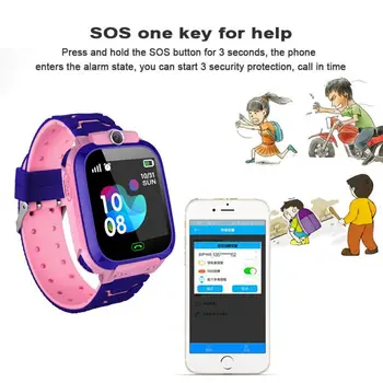 Smart Skatīties Bērniem Anti-zaudēto Bērnu drošības Dienesta SOS Zvanu GSM Android, IOS Nevar skolnieci Skatīties