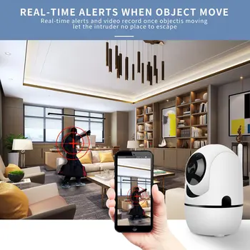 Smart Wifi Kameru, HD 1080P Mākonis Bezvadu IP Kameras Intelligent Auto Izsekošana Cilvēku Home Security Apsardze