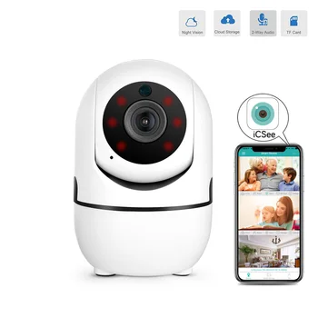 Smart Wifi Kameru, HD 1080P Mākonis Bezvadu IP Kameras Intelligent Auto Izsekošana Cilvēku Home Security Apsardze