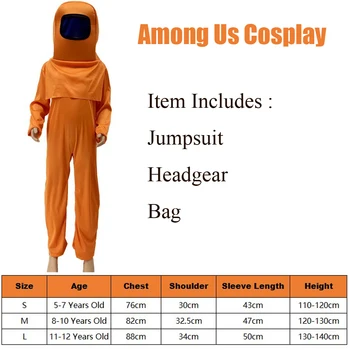 Snailify Zēniem Starp Mums Cosplay Starp Mums Spēli Astronauts Kostīms Bērniem 3 Gabali Uzstādīt Anime Cosplay