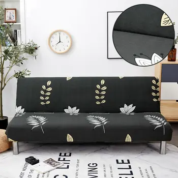 Sofa Bed Cover Locīšanas Sēdekļa Slipcovers Mūsdienu Tipa Armless Dīvāns Stiept Ietver Elastīgs Armless Sols Krēslu, Dīvānu Pārvalki
