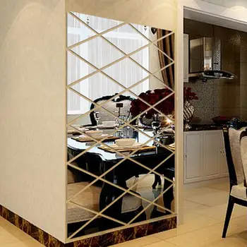 Spoguļa uzlīmes akrila apdares DIY MĪLESTĪBA 3D Uzlīmes Spoguļa Uzlīmes Mājās dzīvo jamo istabu Apdare