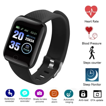 Sporta Smart skatīties Smart Watch Vīrietis Sieviete Smart skatīties Android Bluetooth Asins Spiediena Mērīšana Sirds ritma Monitors telefoniem