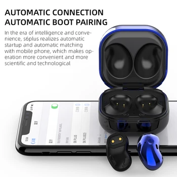 SPRIMO S6 PLUS bezvadu Bluetooth 5.0 Austiņas Ciparu Displejs trokšņa samazināšanas ūdensizturīgs stereo austiņas earbuds viedtālrunis 16764