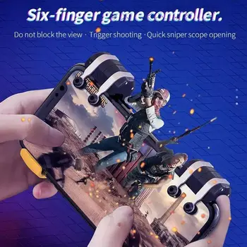 Spēle Kontrolieris Smart Tālrunis Spēļu Sliekšņa, lai PUBG Gamepad Šāvēja Kursorsviru Uguns Pogu, iPhone, Android Spēli Spilventiņu