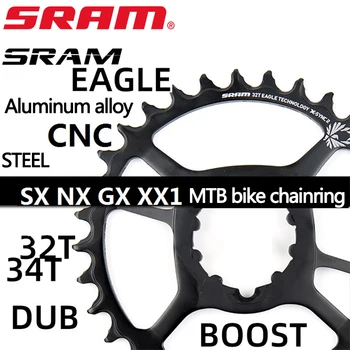SRAM GX DUB EAGLE PALIELINĀT zobs 12 Ātrums Chainring 6mm kompensēt 32T 34T 38T Direct Mount Ķēdes Rata kalnu MTB velosipēds daļas