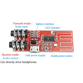 Stereo 4.2 Bluetooth Raidītāju Uztvērējs Valdes Bluetooth Austiņas Modulis Audio Pastiprinātāju DIY