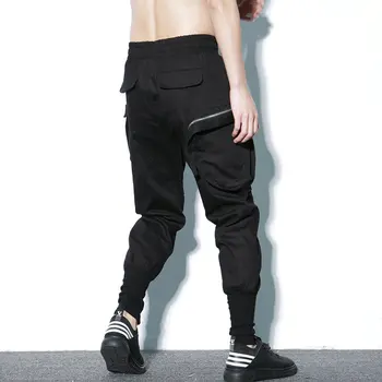 Streetwear Pavasara Harēma Bikses Vīriešu Hip Hop Black Gadījuma Jogger Bikses Vīriešu 2020 Jaunas Treniņbikses Multi-kabatas Kravas Bikses Vīriešiem