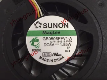 SUNON GB0506PFV1-13.V1.B4318.F.GN DC 5V 1.85 W 4-wire Serveri Portatīvo datoru Dzesēšanas Ventilators