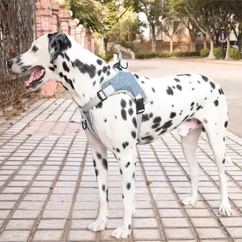 Suns Nav-Pull Anti-Asaru Regulējams Āra Pet Veste Atstarojošā Mīksta Materiāla Vestes Viegli Kontrolēt Mazo Vidēji Lieli Suņi