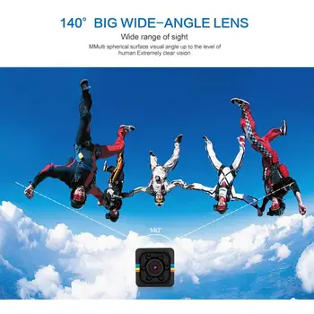 Super 1080P Mini Slēptā Kamera HD Sporta Latentā DVR Kamera Nakts Redzamības Platleņķa Videokameras Kustības Mikro Sporta DV