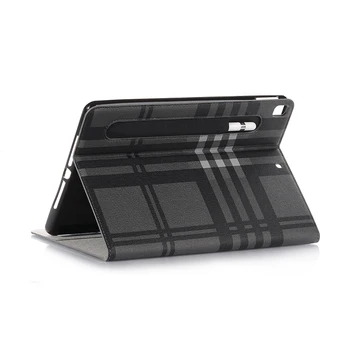 Svītrains Stila Tablet Case For iPad 10.2 collu 2019 7th Gen A2200 A2123 Segtu Triecienizturīgs Smart Miega Mosties Stends Tablet Lietu Vāku 13406