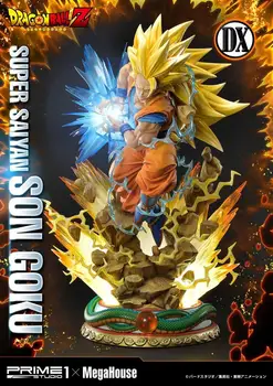 Sākotnējā Dragon Ball Z Statuja Super saiyan Attēls Son Goku Deluxe Versija 64 cm Prime 1 Studio Iepriekšēja Pasūtījuma 8306