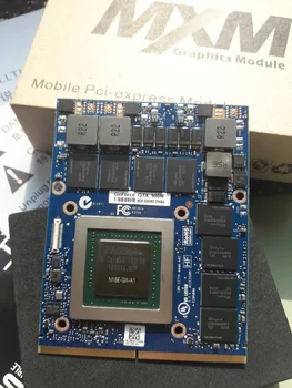 Sākotnējā GTX 980M Grafikas Karte GTX980M ar X-Kategorijas N16E-GX-A1 8 GB GDDR5 MXM Dell Alienware MSI HP pa brīvu DHL/EMS