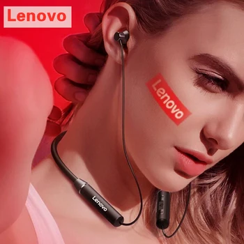 Sākotnējā Lenovo Taisnība Bezvadu Bluetooth 5.0 Magnētisko Sporta Darbojas Austiņas, Austiņu Ūdensizturīgs Troksni Atsverot Austiņas