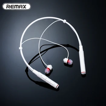 Sākotnējā Remax RB-S6 Kakla Karājas bezvadu Bluetooth sporta bass austiņas stereo mūzikas austiņas atbalsta multi-point savienojumu 49845