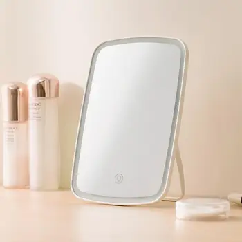 Sākotnējā xiaomi Mijia aplauzums spogulis Smart Saprātīga portatīvo darbvirsmas led light portatīvo salokāmo gaismas spogulis kopmītnē desktop