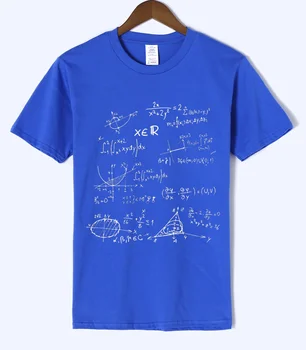 T-krekls ir 2021. vasaras Matemātisku Formulu, sieviešu T-krekli, Lielā Sprādziena Teorija t krekls vīriešiem sportwear zīmolu apģērbu top tees kokvilnas