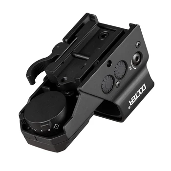 Taktiskā 8 Tīkliņš, Uzlādējams Red Dot Sight 20mm Dzelzceļa Glock Pistole Medību Riflescope piemērots .223 AR15 7.62 AK47 12ga