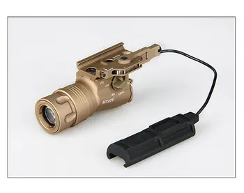 Taktiskā M720V LED Lukturīti Iekārtas / Pastāvīgi / Strobe CREE R5 400 Lm Airsoft Gun Lukturīti 2 Krāsu Medībām