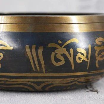 Tibetas Joga, Meditācija, Tibetiešu Bļodas, Dziedāt Bļodā Nepālas Budistu Tibetas Dziesmām Jogas Meditācijas Bļoda