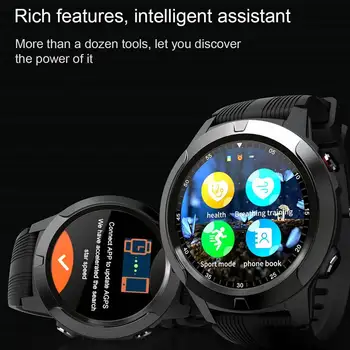 TK04 GSM, bluetooth Zvanu Iebūvēts GPS Modes Smart Skatīties Tālrunis Spiedienu, Gaiss, Sirdsdarbības Ātrums, asinsspiediens Laika Uzraudzīt Smartwatch 41149