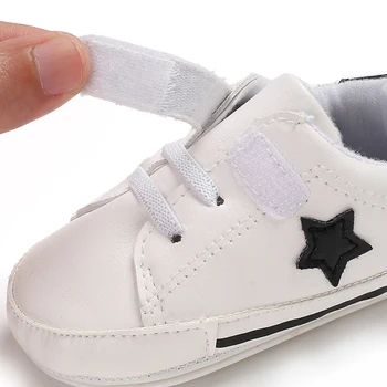 Toddlerboy visu zvaigžņu audekla kurpes zīdaiņu zēnu apavi izgatavoti no leathe vienīgais unisex jaundzimušo audekla kurpes, rozā baby girl sneaker apavi