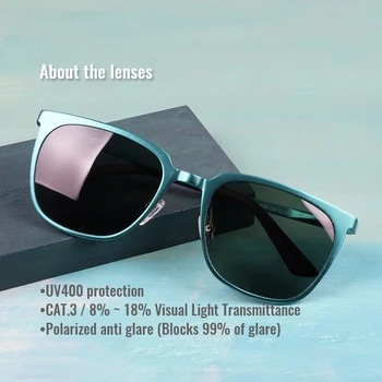 Toketorism Polarizētās Alumīnija magnija Sakausējuma Brilles Braukšanas Saulesbrilles par Sievietēm, Vīriešiem
