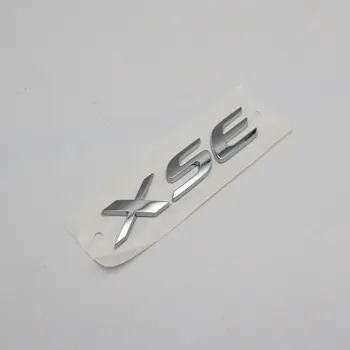 Toyota XSE Emblēmu 3D Vēstuli Auto Uzlīme Aizmugurē, Bagāžnieka ABS Plastmasas Chrome Silver Plāksnītē Auto Logo Emblēma Decal
