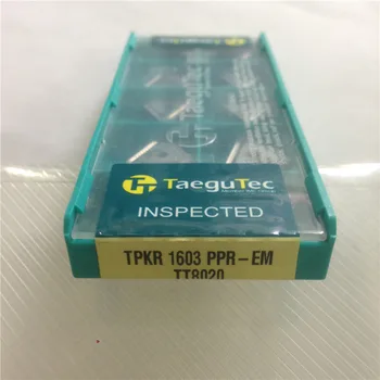 TPKR1603PPR-EM TT8020 Oriģināls TAEGUTEC karbīda ielikt ar labāko kvalitāti 10pcs/daudz bezmaksas piegāde