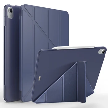 TPU Case for iPad 4 Gaisa 2020. Gadam Smart Case Stāvēt Magnētisko Lietā Par iPad 10.9 collu Gadījumā 2020. Gadam Tablete Vāks+ Irbuli 29444