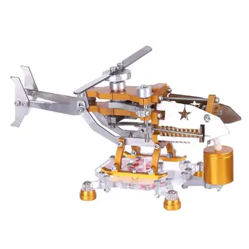 Transporta Helikoptera Horizontālā Viena Cilindra Vakuuma Stirling Dzinējs Modelis Komplekti, Rotaļlietas Modeļu Veidošanas Komplekti, Rotaļlietas Bērniem