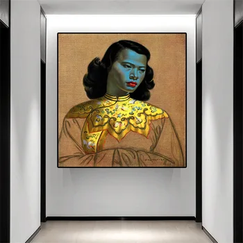 Tretchikoff Sieviešu Dāma no Orient Pārpublicēšana Eļļas Glezna uz Audekla Plakātu Izdrukas, Bildes Sienu Mākslas Aina Dzīvojamā Istaba