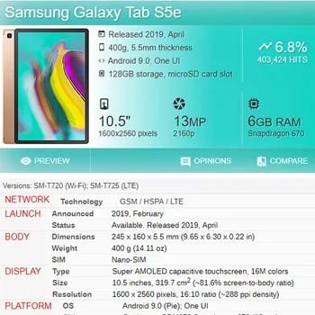 Triecienizturīgs lieljaudas Gadījumā atbrīvo Jaunu Samsung galaxy Tab S5E T720 SM-T725 vāks Samsung tab S5E 10.5 gadījumā + Filma
