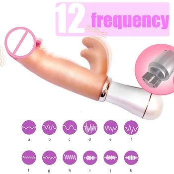 Trušu Vibrators G Spot Clit Massager Silikona Elektriskā Dildo Sievietēm Anālais Vibrējošu Klitora Pieaugušo Seksa Rotaļlietas Pāris Seksa Veikals