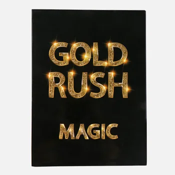 Trīs Zelta, Kas Parādās No Magia Grāmatu Gold Rush Burvju Triki Posmā Ielā Magia Burvji Ilūziju Mentalism Veidojums Aksesuāri 3208