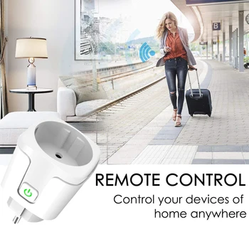 Tuya Smart Spuldzes WiFi Spraudnis Apple Homekit Bluetooth Mājas LED Apgaismojums Telpā, ES Gudra Kontaktligzda Ar Amazon Alexa, Google Home