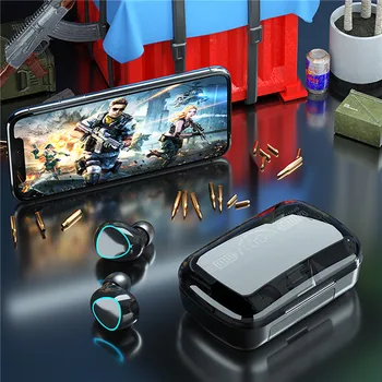 TWS Bluetooth Austiņas ar Mikrofonu Touch Kontroli Bezvadu Austiņas HIFI Mini auss Earbuds Sporta Heasets par Redmi Lotus