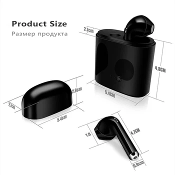 TWS Earbuds Bezvadu Bluetooth Austiņas i7s i12 5.0 Stereo Sporta Auss Daudzfunkcionāls Austiņas Ar Mikrofonu 2020. Gadam 【Upgrade] aicina 6276