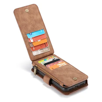 Tālrunis Flip case For Iphone 12 Mini 11 Pro X Xr Xs Max 5 s e 2020 6 s 7 8 Plus Coque Luksusa Ādas Aizsardzības Attiecas piederumi