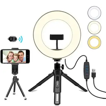 Tālrunis LED Gaismas Gredzens Selfie Gredzenu, lampas, Fotogrāfijas, Video Ierakstu Live Studio Aizpildīt gaismas Foto gaismas